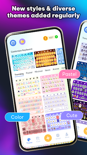 My Keyboard: Themes & Fonts Screenshot 0