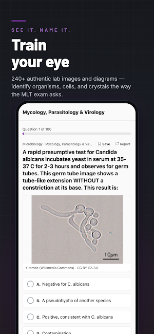 ASCP MLT Exam Prep: Med Lab Screenshot 1
