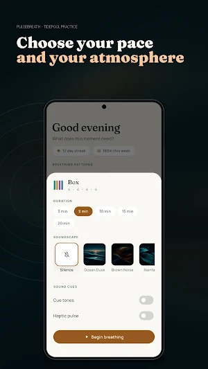 PulseBreath: Breathe & Focus Screenshot 1