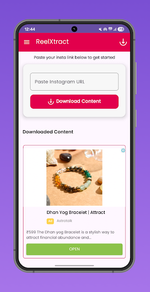 ReelXtract - Save & Download Screenshot 0