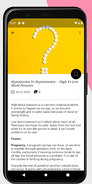 How to Reduce Blood Pressure | Blood pressure App Screenshot 3
