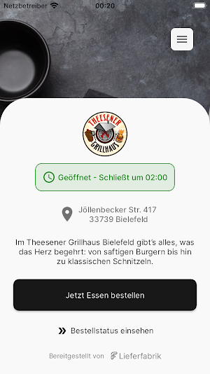 Theesener Grillhaus Bielefeld Screenshot 0