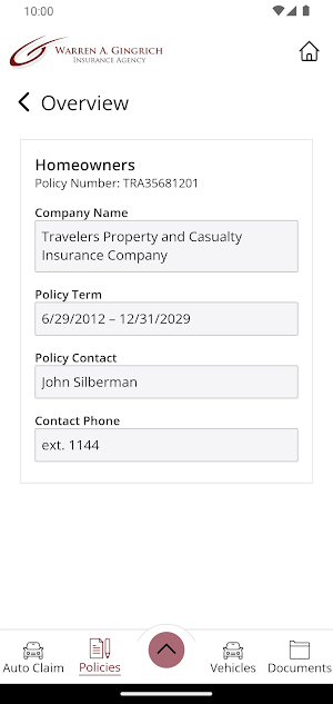 Warren A. Gingrich Online Screenshot 3