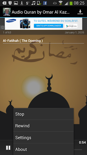Audio Quran by Omar Al Kazabri Screenshot 3