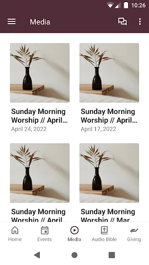 Quaker Baptist Church –Bedford Screenshot 1