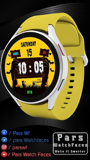 Pars Halloween Rip Watch Face Screenshot 3
