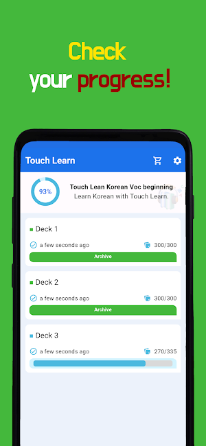 TOPIK Korean words 1 Screenshot 3