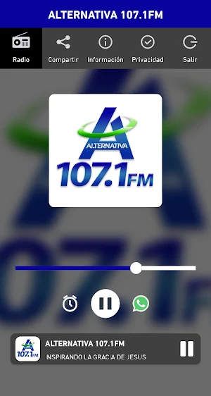 ALTERNATIVA 107.1FM Screenshot 0