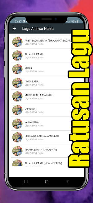 Lagu Sholawat Nabi Merdu & Lirik Offline Lengkap Screenshot 2