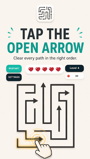 Arrow Maze Escape Screenshot 0