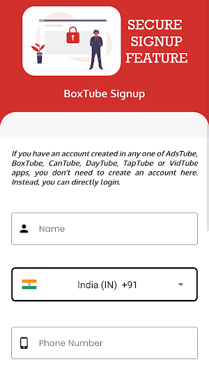 BoxTube - Earn Watching Ads Screenshot 2