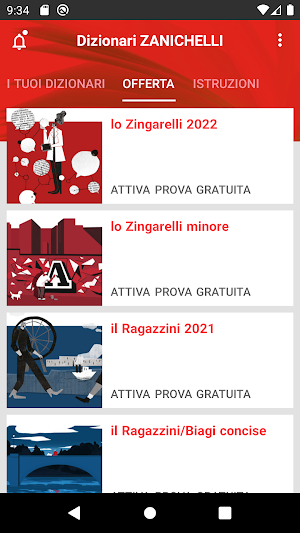Dizionari ZANICHELLI Screenshot 0