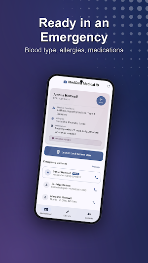 Vitalfold: Medical ID Card Screenshot 1