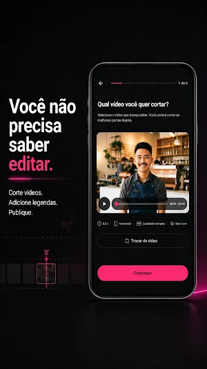 Cortte: Corte Vídeos Rápido Screenshot 0