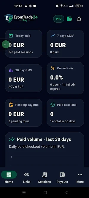 EcomTrade24 Pay Gateway Screenshot 0