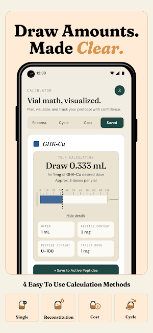 PepCue: Peptide & GLP1 Tracker Screenshot 3