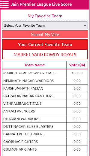 Jain Premier League Screenshot 3