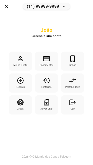 O Mundo das Capas Telecom Screenshot 2