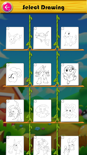 Coloring Book Doodle Draw Game Screenshot 1