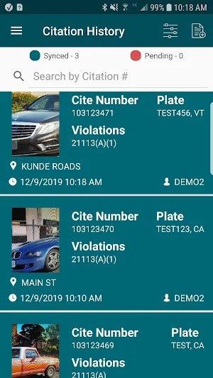Parking EMS Screenshot 3