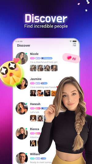 Lado - Chat with real people Screenshot 1
