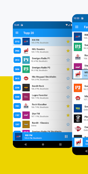 Radio Sverige - Online Radio stations. Free Radio Screenshot 0