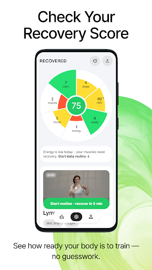 Recovered: Sports Recovery Screenshot 0