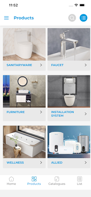 Parryware Digital Catalogue Screenshot 1