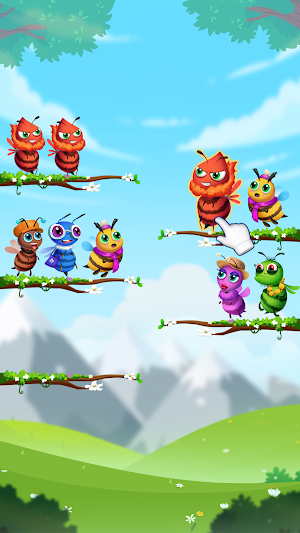 Bee Sort - Color Puzzle Game Screenshot 0