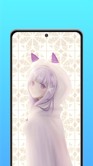 Emilia Wallpaper HD Screenshot 2