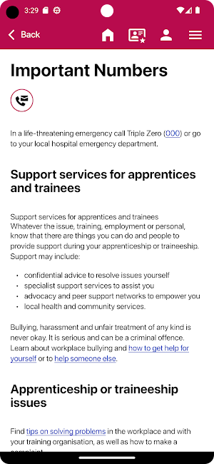 Apprenticeships Info Screenshot 3
