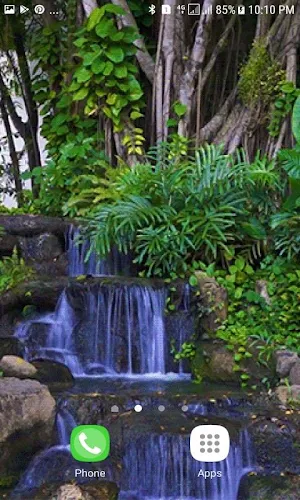 Blue Forest Water LWP Screenshot 1