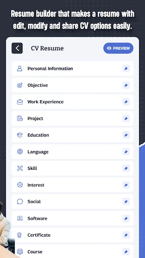 MyCV: Resume Builder Screenshot 3