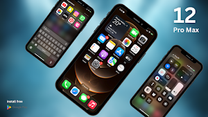 iPhone 12 Pro Max Launcher Screenshot 1