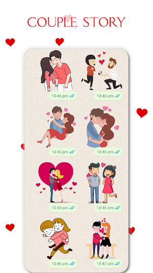 Couple Stickers for WhatsApp Screenshot 3