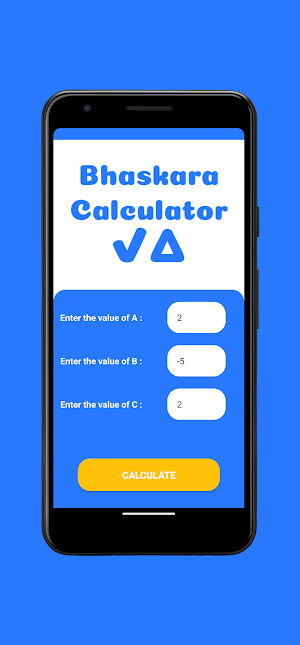 Solve Bhaskara - Calculator Screenshot 1