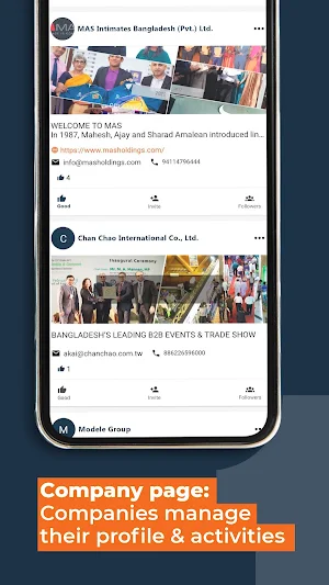 TexMeta: A Textile Biz Network Screenshot 1