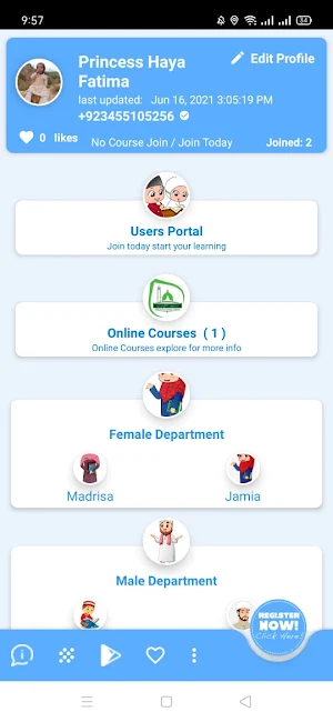 Zahra University Programs Screenshot 0