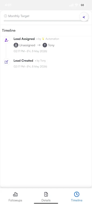 UnaCRM: Calling CRM for Sales Screenshot 3