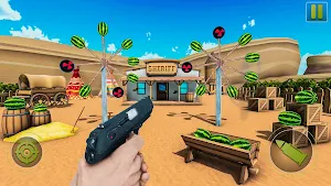 Watermelon Shooting Gun 3D Screenshot 0