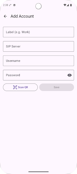 CenterCall – SIP Softphone Screenshot 0