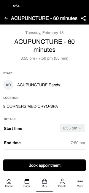 9 CORNERS MED-CRYO-SPA Screenshot 2