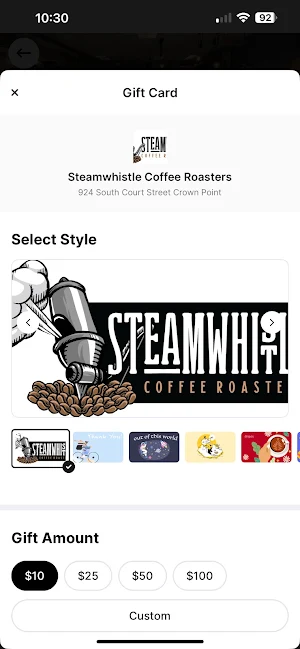 Steamwhistle Coffee Roasters Screenshot 0