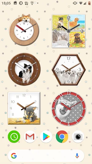 Dog Analog-Clocks Widget Screenshot 3