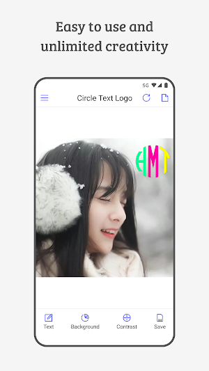 Circle Text Logo Maker (Circle Text Generator) Screenshot 3