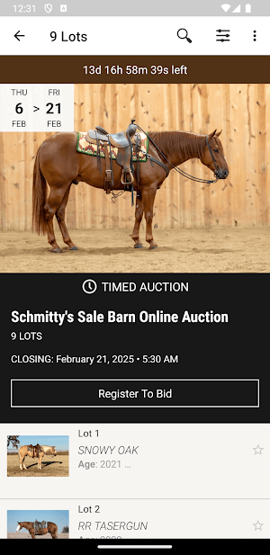 Schmitty's Sale Barn Screenshot 1