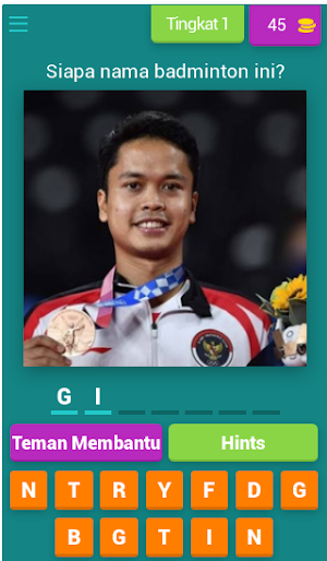 Nama badminton Indonesia Screenshot 0