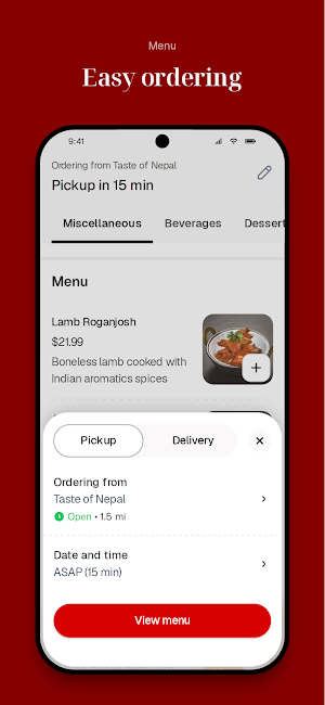 Taste of Nepal Screenshot 2