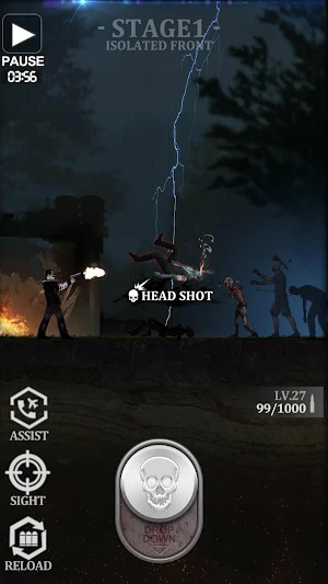 Zombie Sniper:Survive shooting game Screenshot 1