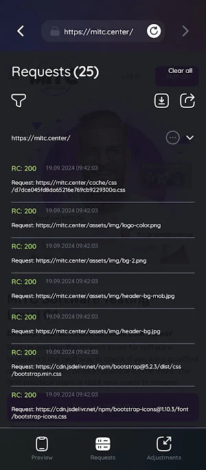 Mobile Testing App (MTA) Screenshot 2
